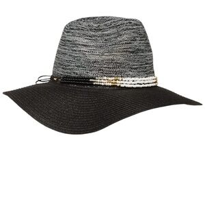 Steve Madden Women's Two Toned Straw Sun Hat NEW